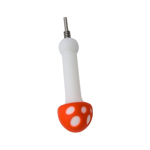 [A992] 4'' MUSHROOM SILICONE HAND PIPE