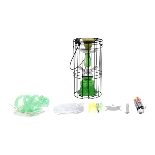 AADHI MODEL CAGE HOOKAH KIT SET ASSORTED COLOR