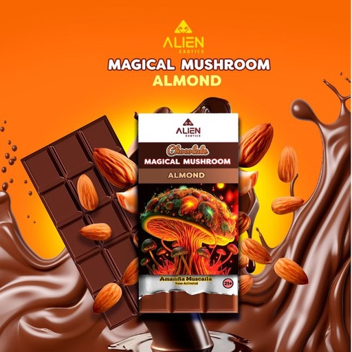 ALIEN MAGICAL MUSHROOM AMANITA MUSCARIA CHOCOLATE BARS 10CT/ BOX