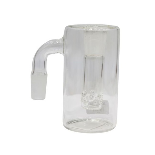[ASH08] 18MM FANCY CLEAR WITH DESIGN ASH CATCHER 90 DEGREE
