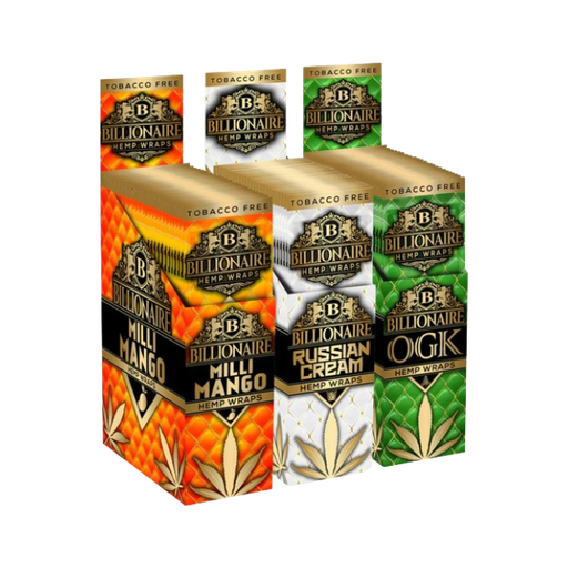 BILLIONAIRE HERBAL WRAPS 5CT 25 PACK