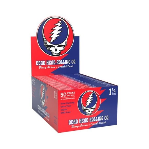 [BLAZYGD114PAPER] BLAZY SUSAN X GRATEFUL DEAD 1 1/4 ROLLING PAPERS 50CT/ BOX