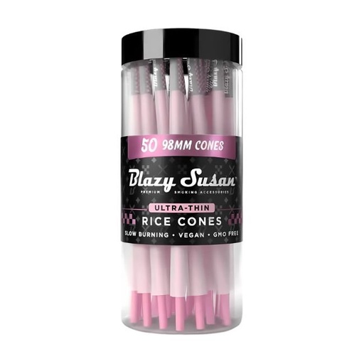 [BLAZYRC98MM] BLAZY SUSAN 98MM ULTRA THIN RICE CONE 50CT JAR