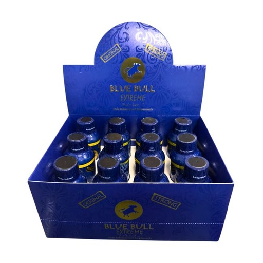 [BLUEBULLEXSHOT] BLUE BULL EXTREME ''DONT QUIT'' MALE ENHANCEMENT 2FL.OZ SHOT 12CT/ BOX