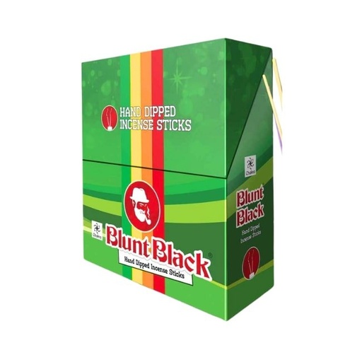 [BLUNTBLACKINCE72] BLUNT BLACK HAND DIPPED INCENSE STICKS 72CT DISPLAY