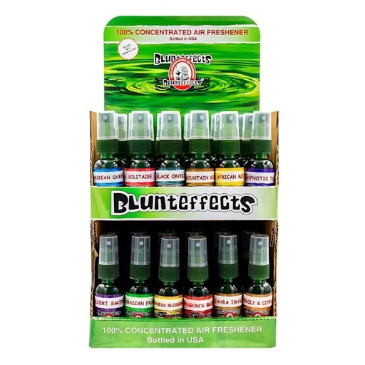 [BLUNTEFFSPRAY72C] BLUNT EFFECTS CONCENTRATED AIR FRESHNER SPRAY 72CT/ DISPLAY