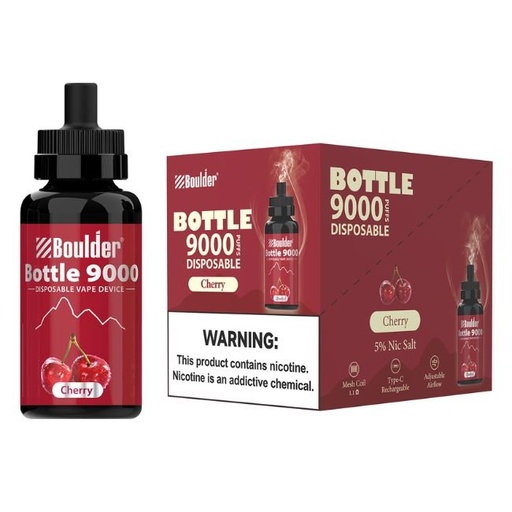 BOULDER BOTTLE 5% DISPOSABLE (108ML) 9K PUFFS 6CT/ BOX