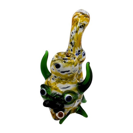 [BUB473] 5" HANDMADE CIGARETTE MOUTH DESIGN BUBBLER