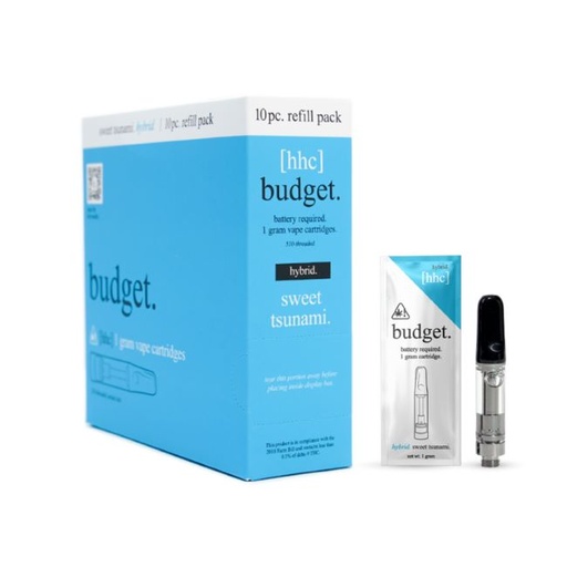 BUDGET HHC BLEND 1GM REFILL CART 10CT/ BOX