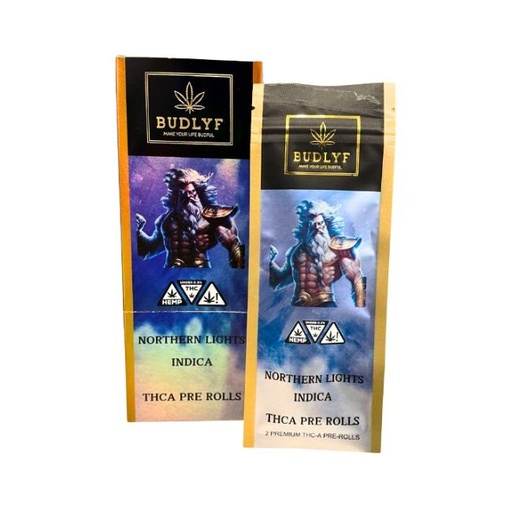BUDLYF THCA PREMIUM 2PK PRE ROLLS JOINTS 10CT/ BOX