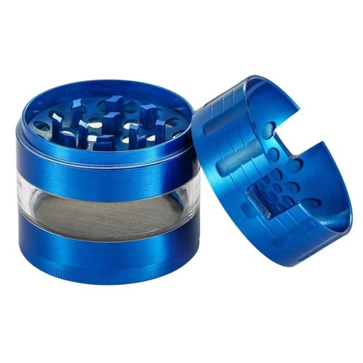 [C154] ZINC ALLOY 4 PARTS 63MM ASSORTED COLOR GRINDER