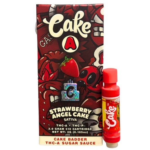 CAKE BADDER SUGAR SAUCE THC-A + THC-P 3GM CART 5CT/ BOX