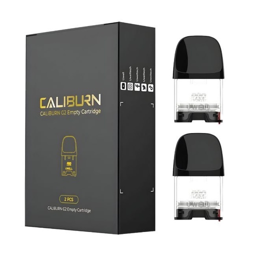 [CALIBURNG2CA] UWELL CALIBURN G2 1.2 UN2 MEHSED-H EMPTY POD CARTRIDGE CRC VERSION 1.6ML 2PK/ BOX