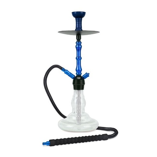 [CK7002] AMIRA 22" RIP HOOKAH GLOW IN THE DARK 1 HOSE ASSORTED COLOR