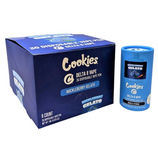 COOKIES DELTA 8 VAPE 3GM DISPO 6CT/ BOX
