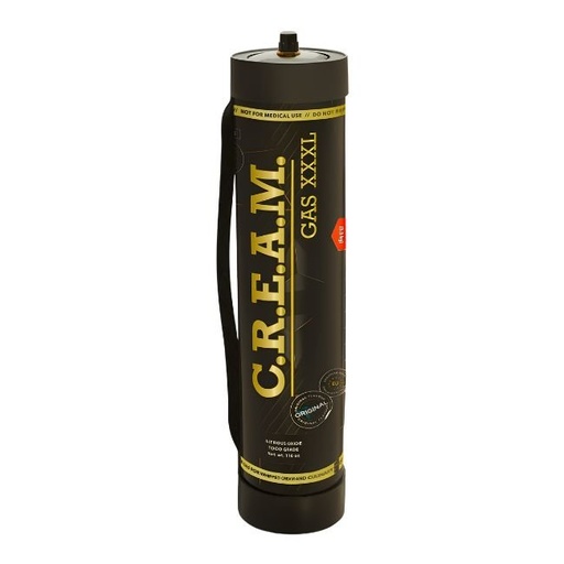 CREAM GAS XXXL 3.3KG 116OZ (4.9L) CYLINDER CHARGER 1CT/ BOX