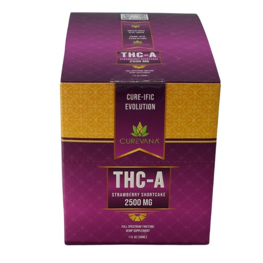 CUREVANA THCA 2500MG TINCTURE OIL 30ML 6CT/ BOX