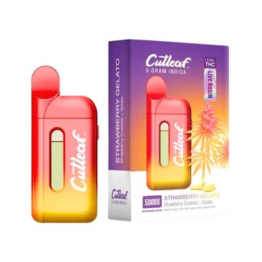 CUTLEAF THC LIVE ROSIN 5GM DISPO 6CT/ BOX