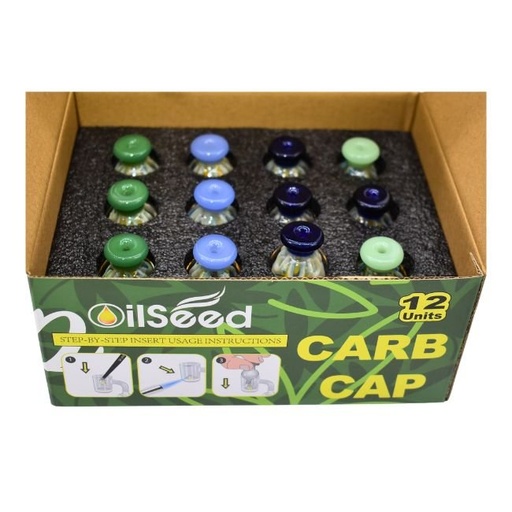 OILSEED SLIME FANCY HEAVY DUTY CARB CAP 12CT/ DISPLAY