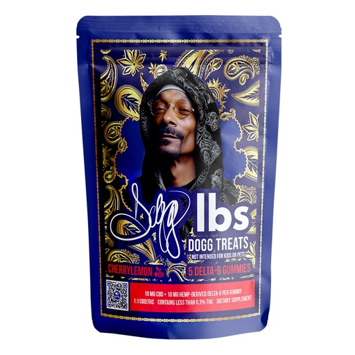 DOGG LBS DOGG TREATS BY SNOOP DOGG D9 GUMMIES 100MG PACK Of 5 10CT/BOX