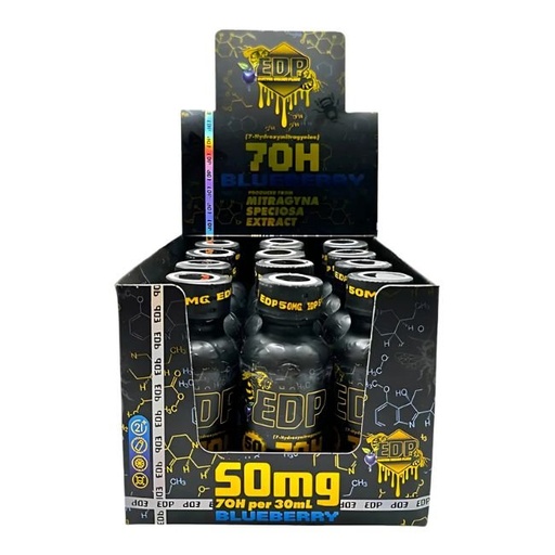 EDP 7OH HYDROXY MITRAGYNA SPECIOSA EXTRACT 50MG (30ML) SHOT 12CT/ BOX