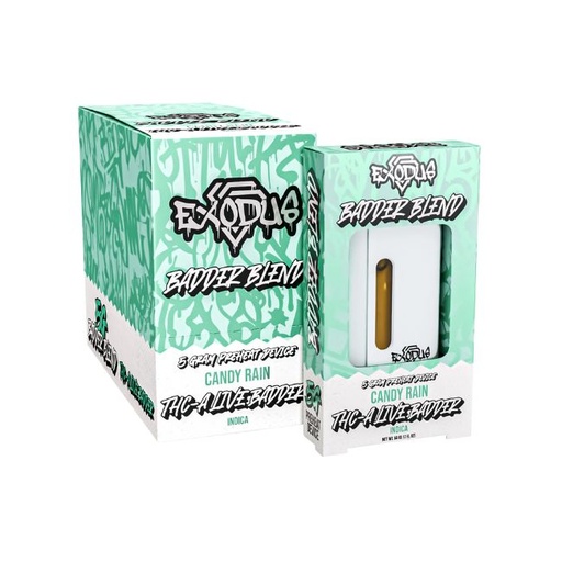 EXODUS THC-A LIVE BADDER BLEND 5GM DISPO 6CT/ BOX