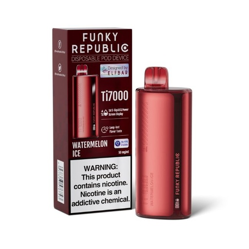 FUNKY REPUBLIC/ LANDS Ti7000 5% DISPO (85ML) 7K PUFFS 5CT/ BOX