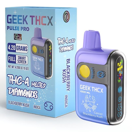 GEEK THCX PULSE PRO THC-A MELTED DIAMONDS 4.2GM DISPO 5CT/ BOX