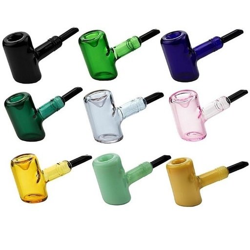 [GP1040] ROCKET MASHRINE HAMMER DESIGN SHERLOCK BUBBLER GLASS 5 INCH ASSORTED (GP1040)