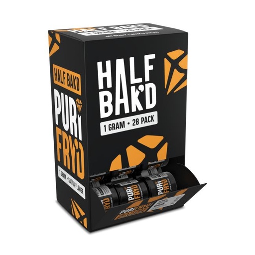 HALF BAK'D PURIFRYD PREMIUM THC-A 1GM X 28PK FLOWER BOX