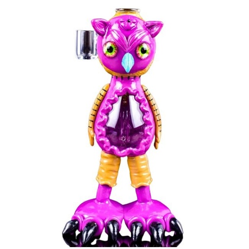 [HD253] PHOENIXSTAR GLASS 8'' OWL FANCY WATER PIPE