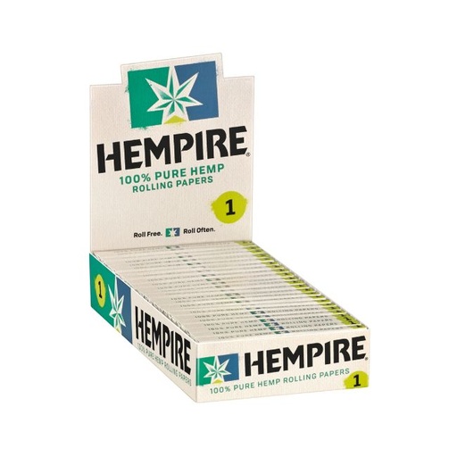 HEMPIRE 100% PURE HEMP ROLLING PAPERS 24CT/ BOX