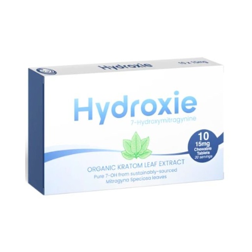 [HYDROXIE7TB10P20] HYDROXIE 7 ORGANIC KRATOM LEAF EXTRACT 15MG CHEWABLE TABLETS 10CT/20PK