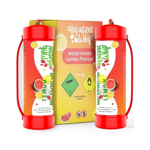 INFUSION WHIP 3.3 LITER  CYCLINDERS CHARGER 2CT/ BOX