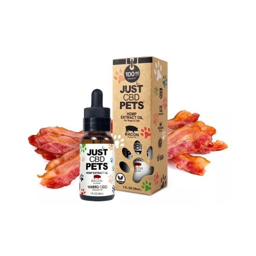 JUST CBD DOG TINCTURE 100MG 1OZ 30ML BOTTLE