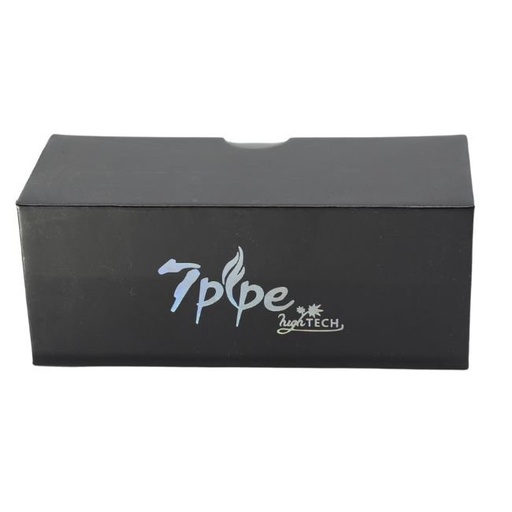 [KGD142] GLASS 5" TWISTY BLUNT 7 PIPE ASSORTED COLOR
