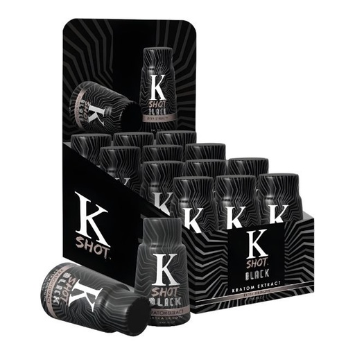 KSHOT BLACK EXTRACT KRATOM SHOT 12CT/ BOX