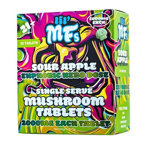 LIL' MFS MUSHROOM EXTRACT 2000MG PER TABLET 1CT/25PK