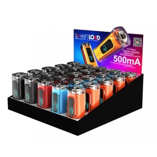 LOOKAH LOAD 510 VAPE PEN MIX COLOR BATTERY 25CT/ BOX