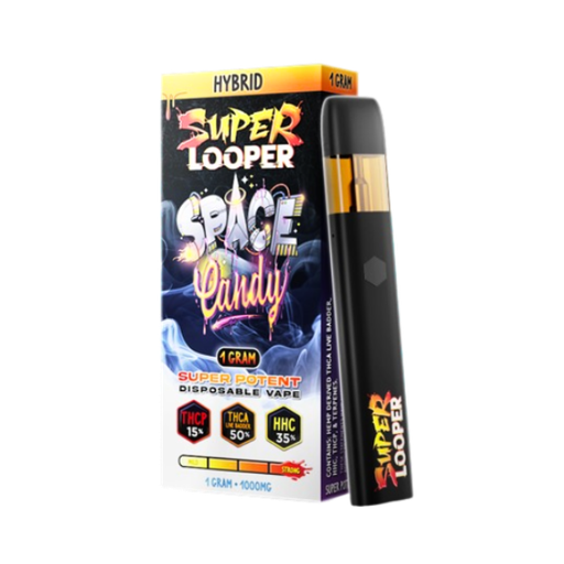 LOOPER SUPER POTENT LIVE BADDER THCP+THCA+HHC 1GM DISPO 5CT/ BOX