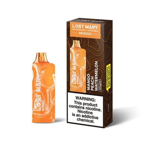 LOST MARY MO5000 5% RECH. DISPOSABLE (50ML) 5K PUFFS 5CT/ BOX