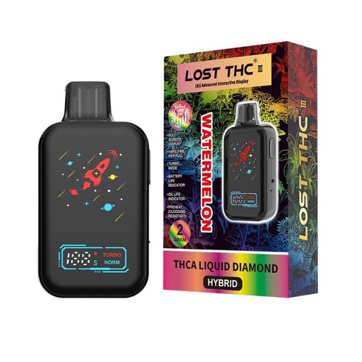 LOST THC III THCA LIQUID DIAMOND 2GM DISPO 5CT/ BOX