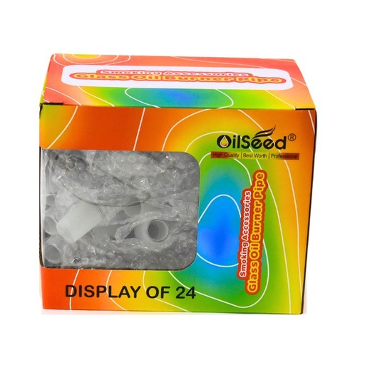 OILSEED PYREX 18MM GLASS TUBE 24CT/ BOX