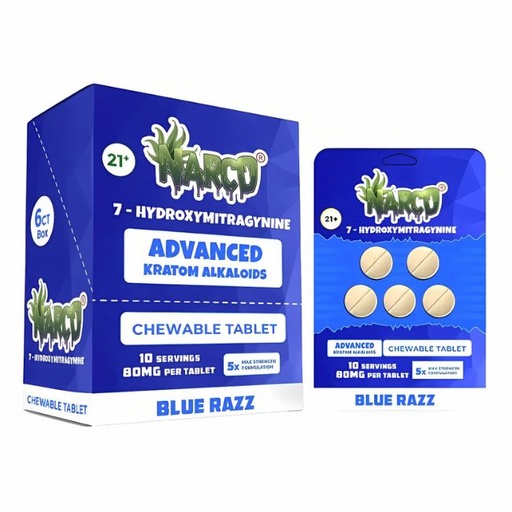 NARCO 7-HYDROXY 80MG PER TABLET 5CT/6PK