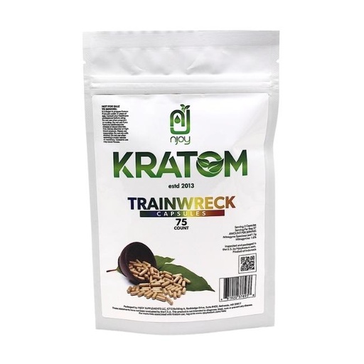 NJOY KRATOM 75CT CAPSULES BAG