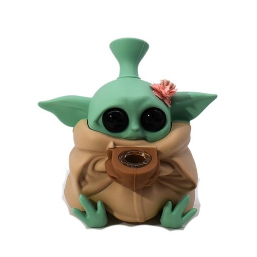 [NTR40] 5'' FANCY ALIEN SILICONE WATER PIPE