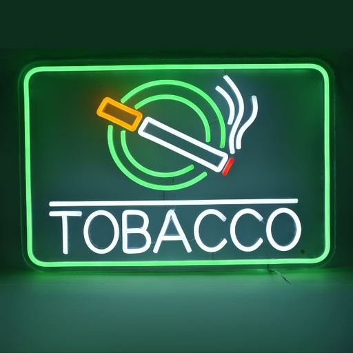 [NVNSTBC2] LED NEON SIGN WITH REMOTE CONTROL (27X17'') TOBACCO