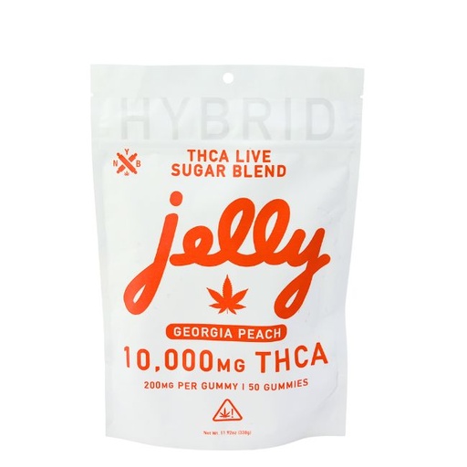 NOT YOUR BAKERY JELLY THCA LIVE SUGAR BLEND 10000MG THCA GUMMIES 50CT/ BAG