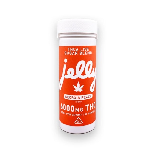 NOT YOUR BAKERY JELLY THCA LIVE SUGAR BLEND 6000MG THC GUMMIES BY NOT YOUR BAKERY 30CT JAR