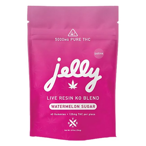NOT YOUR BAKERY JELLY LIVE RESIN KO BLEND 5000MG GUMMIES 40CT/ BAG